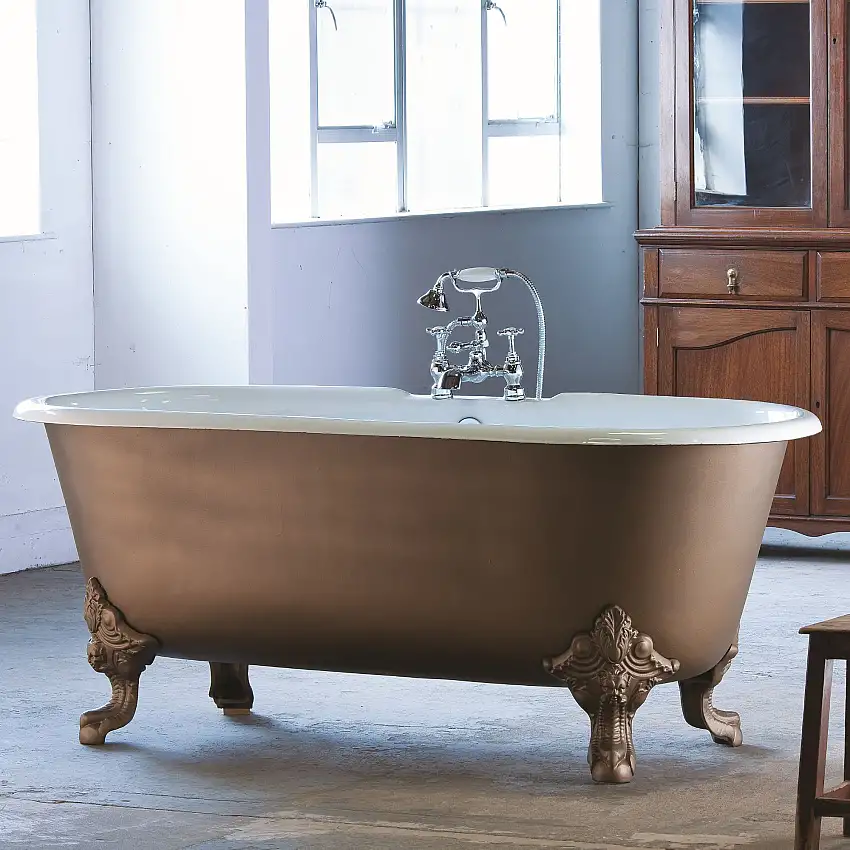 Gusseisen Badewanne Cheverney, freistehend