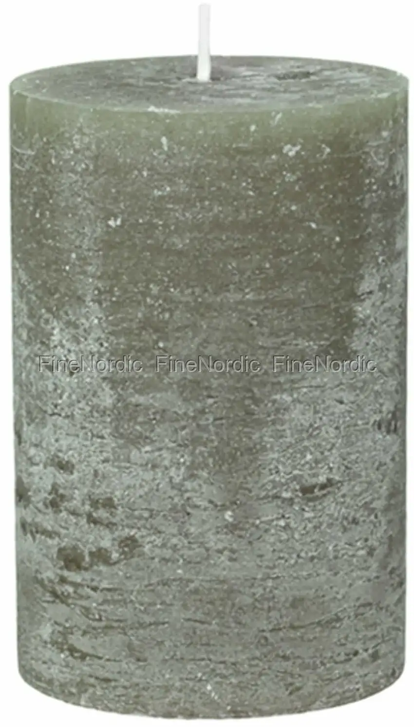 Chic Antique Macon Rustic Stumpenkerze Olive 90 Stunden