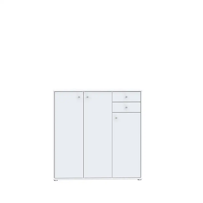 Kommode Tempra2 Weiß 108 cm