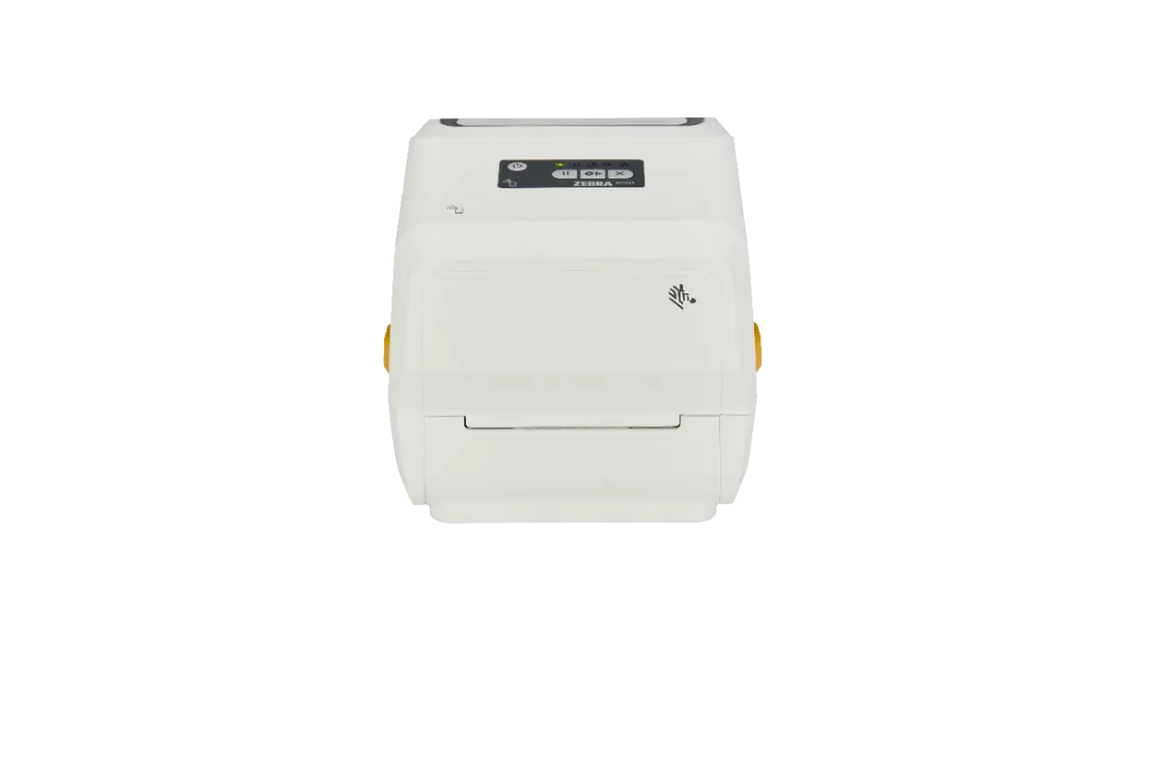 ZEBRA ZD421t Healthcare, 12 Punkte/mm (300dpi), RTC, USB, USB-Host, BT, WLAN, weiß, ZD4AH43-30EW02EZ
