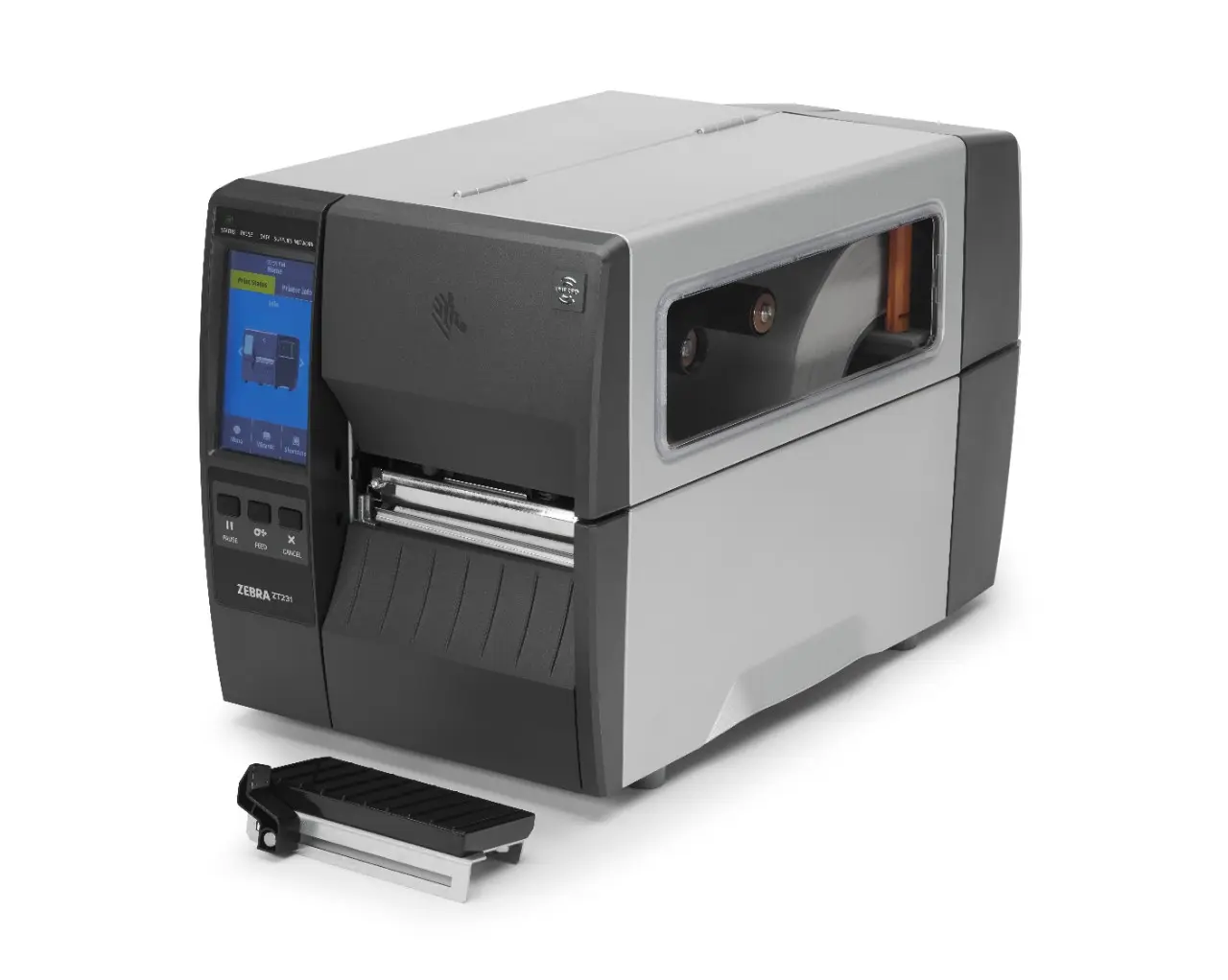 ZEBRA ZT231R, 8 Punkte/mm (203dpi), Disp. (Farbe), RFID, USB, USB-Host, RS232, BT (BLE), Ethernet, EPL, EPLII, ZPL, ZPLII, ZT23142-T0E00CFZ