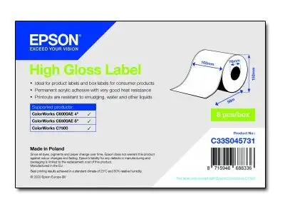 Epson Etikettenrolle, Normalpapier, 102mm, C33S045731