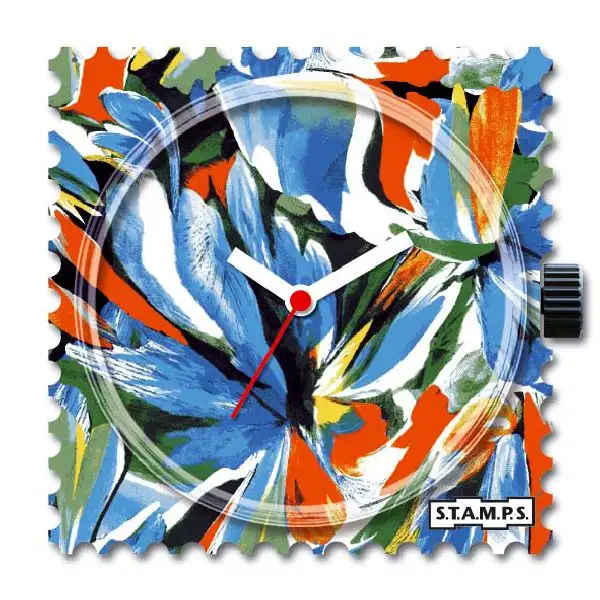 S.T.A.M.P.S. Uhr Zifferblatt Abstract