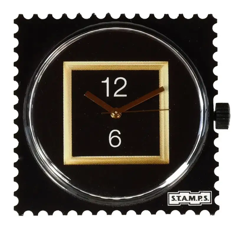 STAMPS Uhr Zifferblatt Black Dream