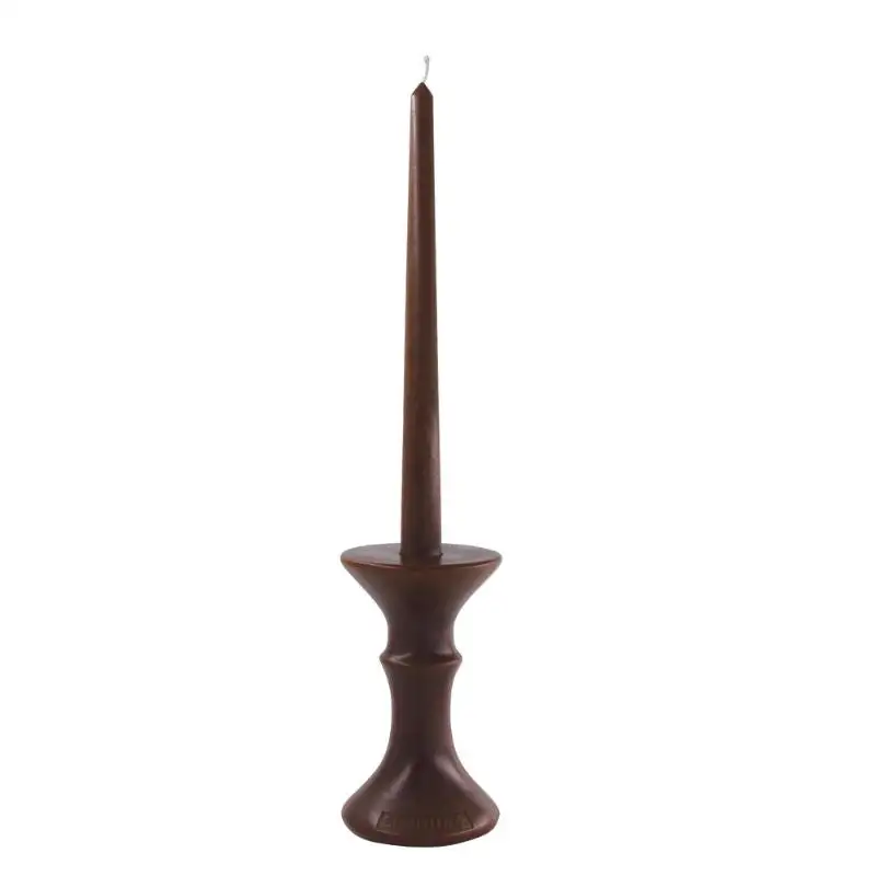 Kerzenhalter LUEUR + 5 Kerzen brown