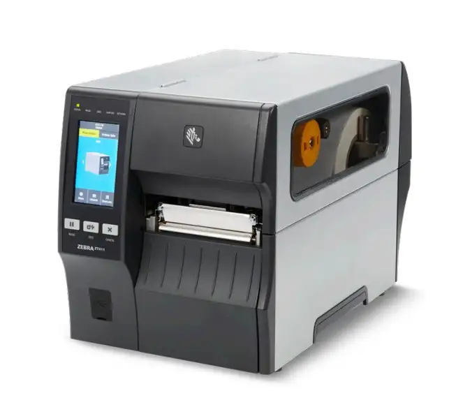 Zebra ZT411, 12 Punkte/mm (300dpi), Disp. (Farbe), RTC, RFID, EPL, ZPL, ZPLII, USB, RS232, BT, Ethernet, ZT41143-T0E00C0Z