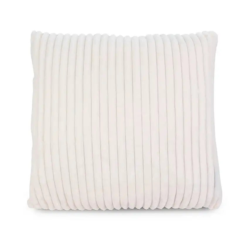 Kissen Cord Wollweiß