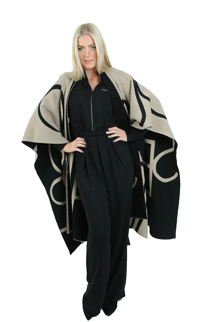 Fabiana Filippi - Langarm Jumpsuit schwarz