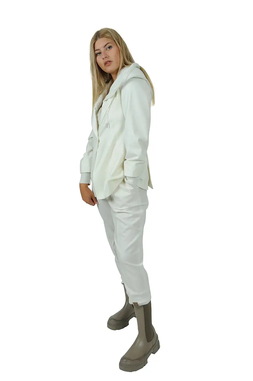 Fabiana Filippi - Cropped-Hose mit hohem Bund off-white