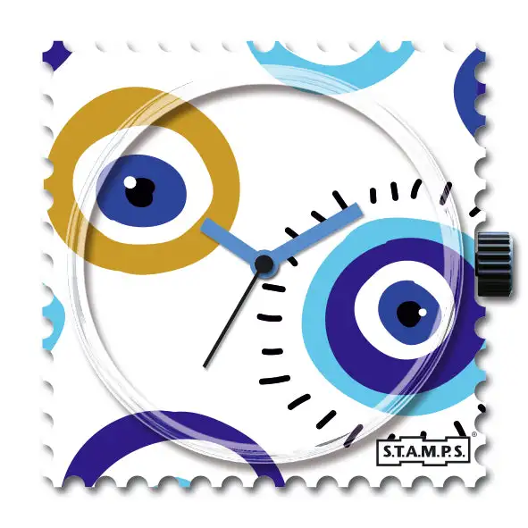 STAMPS Uhr Zifferblatt Blue Eye 106384