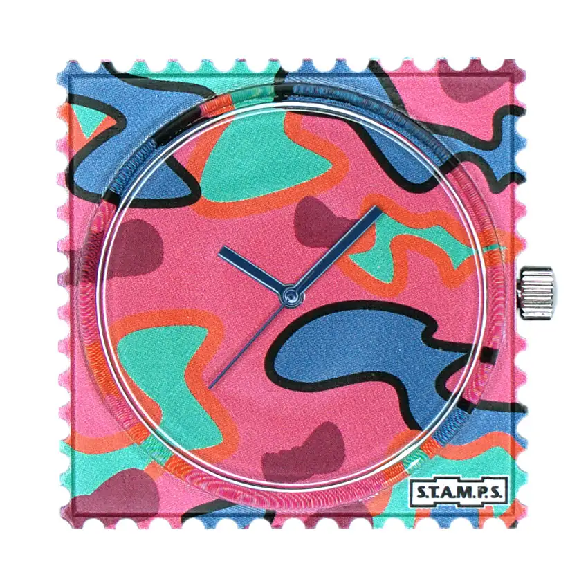 S.T.A.M.P.S. Zifferblatt Lava Flow wasserfest