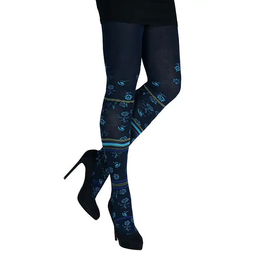 CRÖNERT Damen Strumpfhose Babette marine