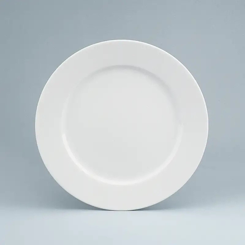 Schönwald, Fine Dining - Teller, flach, Fahne, weiss, uni, 31 cm