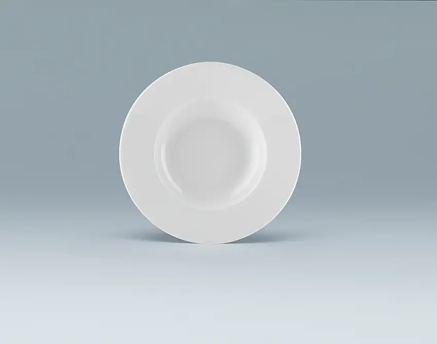 Schönwald, Fine Dining - Teller, tief, Fahne, weiss, uni, 20 cm/ 0,16 ltr.