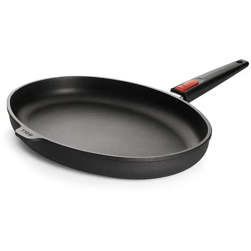 WOLL Nowo Titanium Guss Fischpfanne, 38 x 28 cm; 5,5 cm hoch 1538N