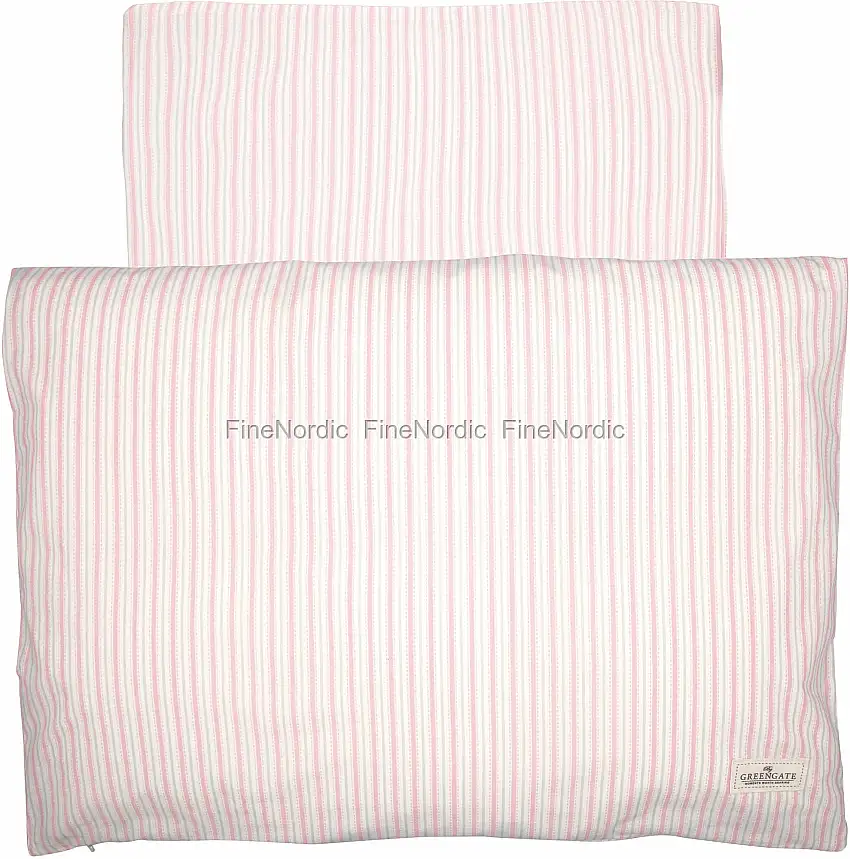 GreenGate Baby-Bettwäscheset Sari Pale Pink 70 x 100 cm