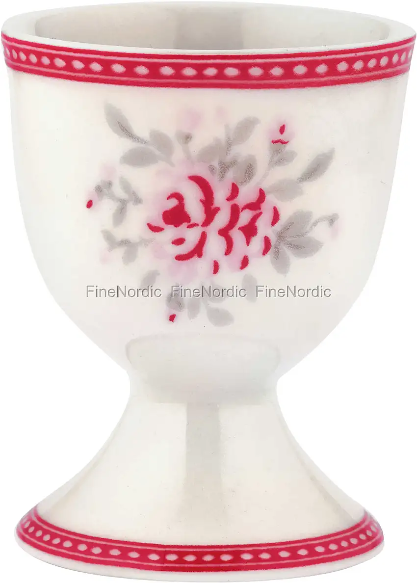 GreenGate Eierbecher Egg Cup Flora White