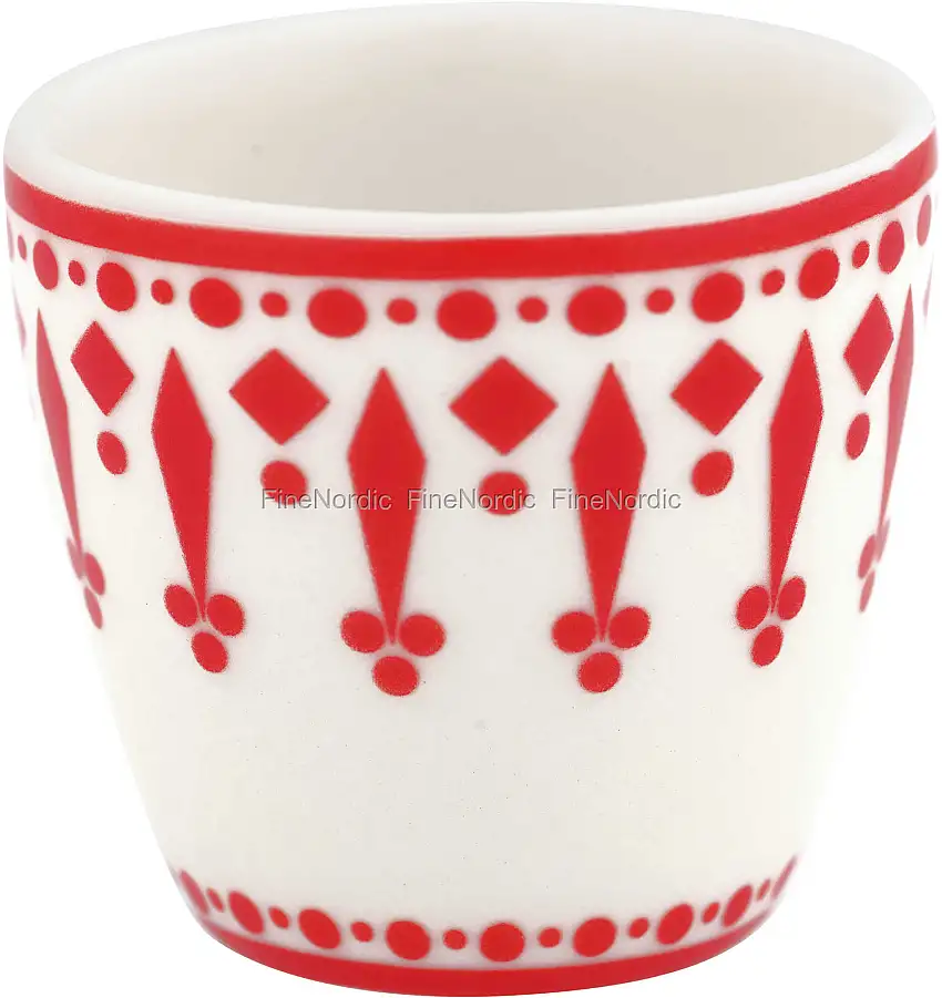 GreenGate Eierbecher Egg Cup Small Fleur Red