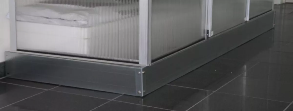 Halls Fundament Fundamentrahmen für Gewächshaus Altan 3 alu