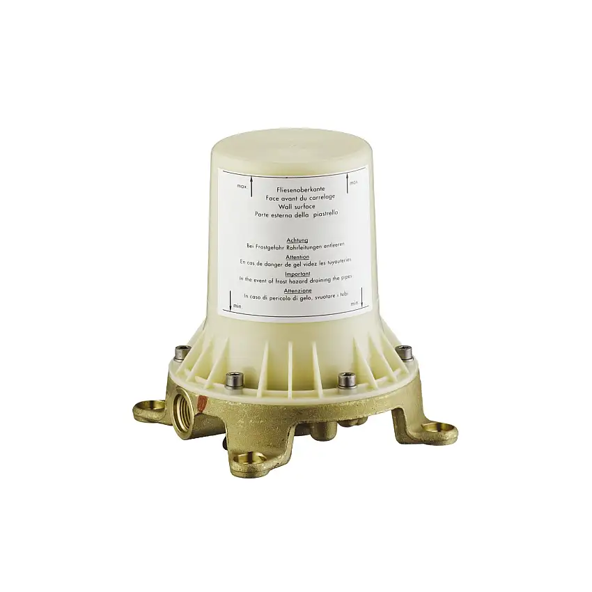 Hansgrohe Grundset Axor Zweigriff Wannenarmatur und Wannenmischer für Bodenmontage (10452180)