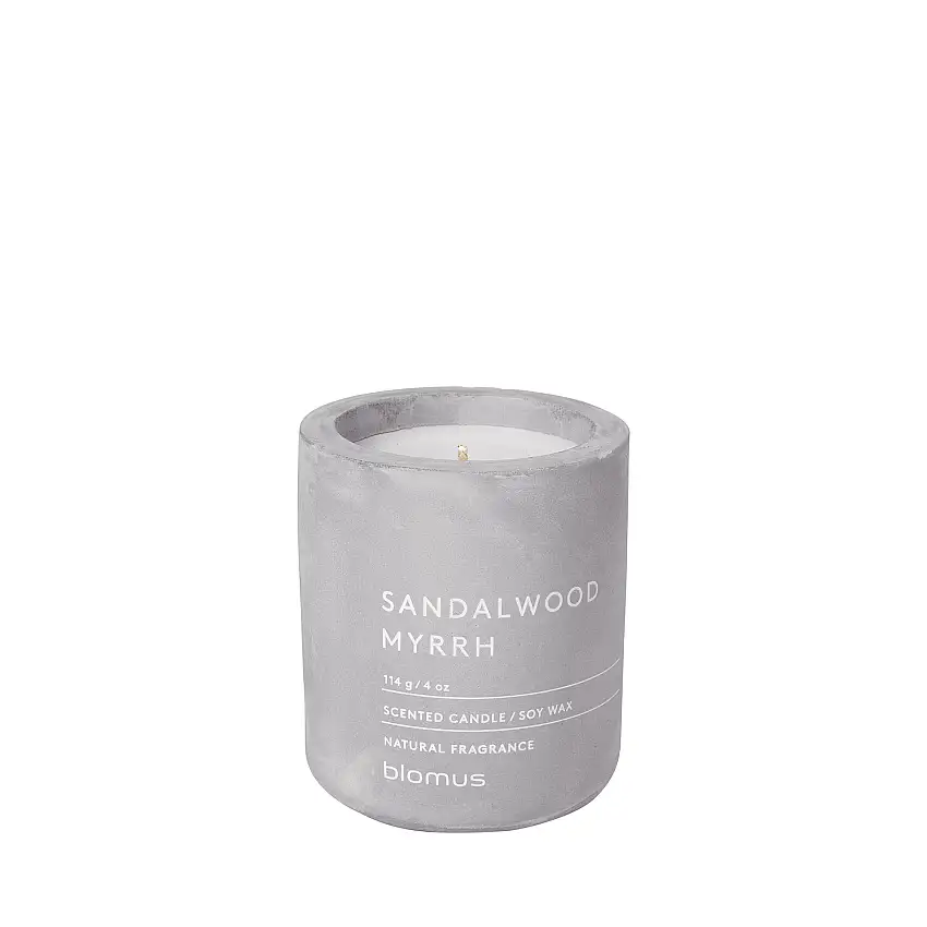Blomus Duftkerze Fraga grey small