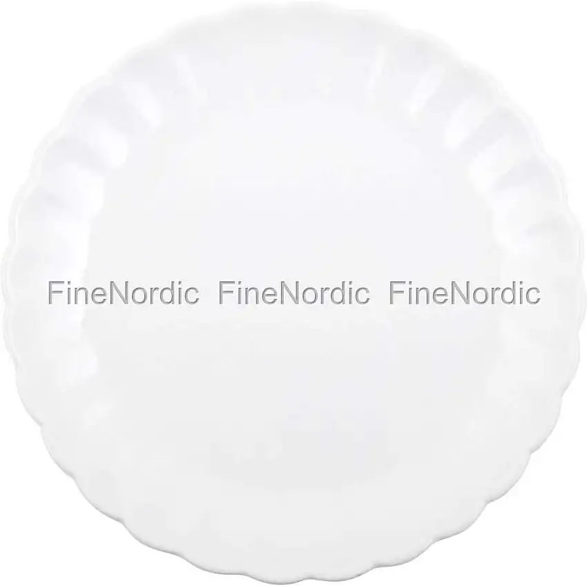 Ib Laursen Teller aus Keramik - Mynte Pure White