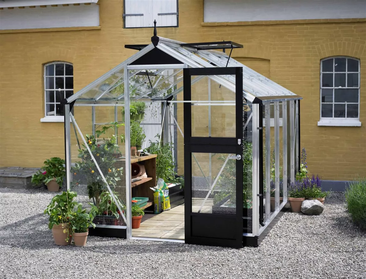 Juliana Gewächshäuser Kompakt 8,2 m² Alu 3mm Sicherheitsglas