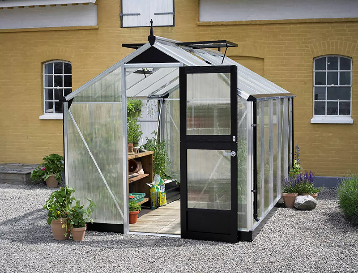 Juliana Gewächshäuser Kompakt 8,2 m² Alu 10mm Polycarbonat (SDPL)