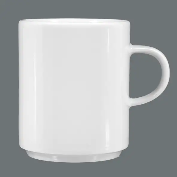 Seltmann Weiden, Savoy - Kaffeebecher m. Hkl., uni, weiss, 0,25 ltr.
