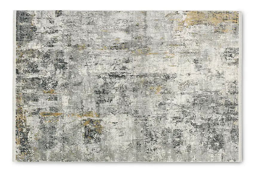 Webteppich Positano Anthrazit-Creme 160 x 230 cm