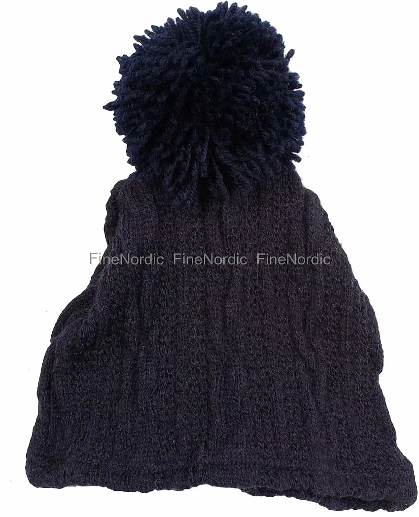Maileg Kaninchen-kleidung - Mega Maxi - Knitted Hat - Blue (Größe 5)