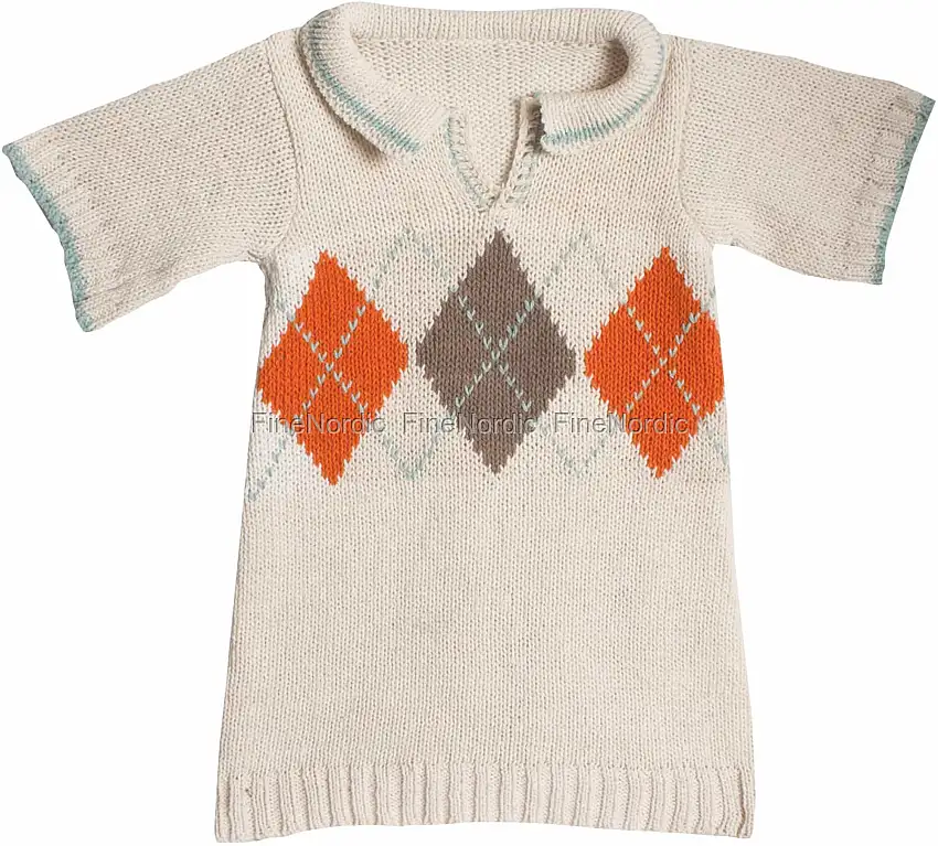 Maileg Kaninchen-kleidung - Mega Maxi Strickpullover - Rot (Größe 5)