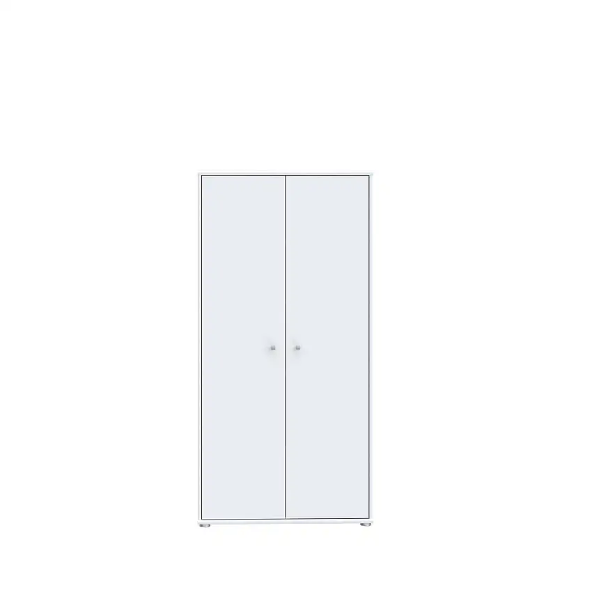 Türen-Kommode Tempra2 weiß 73,7 x 149,5 cm