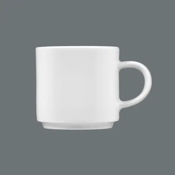 Seltmann Weiden, Savoy - Mocca-Obere, stapelbar, uni, weiss, 0,09 ltr.