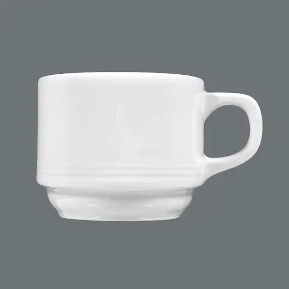 Seltmann Weiden, Imperial - Mocca-Obere, stapelbar, weiss, uni, 0,09 ltr.