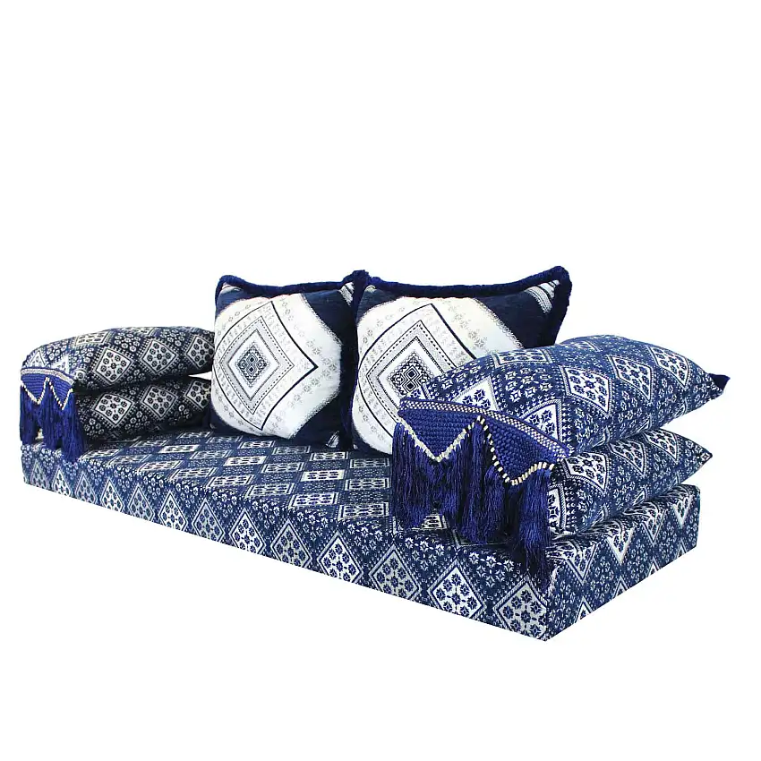 Orientalisches Sofa Oman Blau 15
