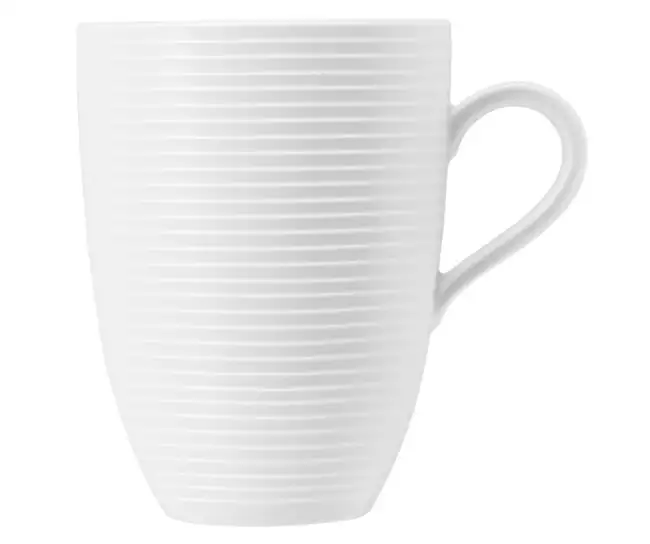 Becher mit Henkel Beat weiß uni