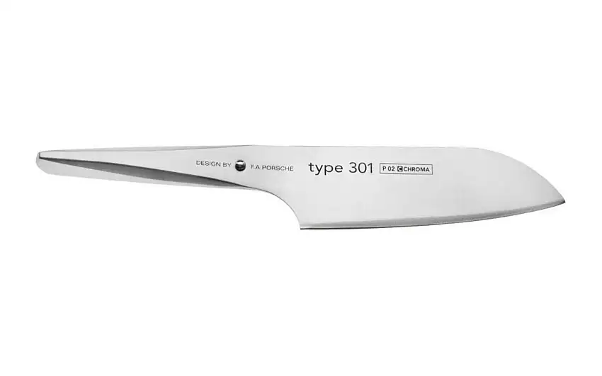 P-02 CHROMA type 301 Santoku 17,8 cm