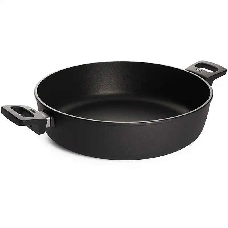 WOLL Nowo Guss-Kasserolle, 32 cm Ø; 8 cm hoch; 5,5 Liter; mit 2 Seitengriffen 832N