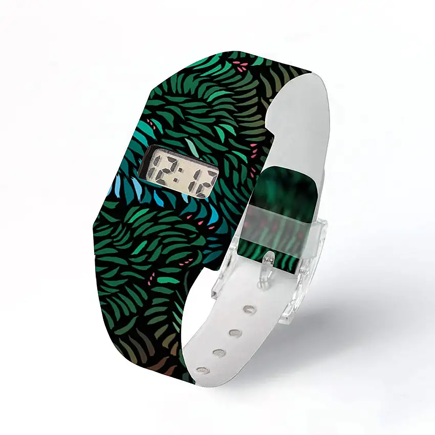 Paperwatch digitale Armbanduhr aus Tyvek®- Big Brush