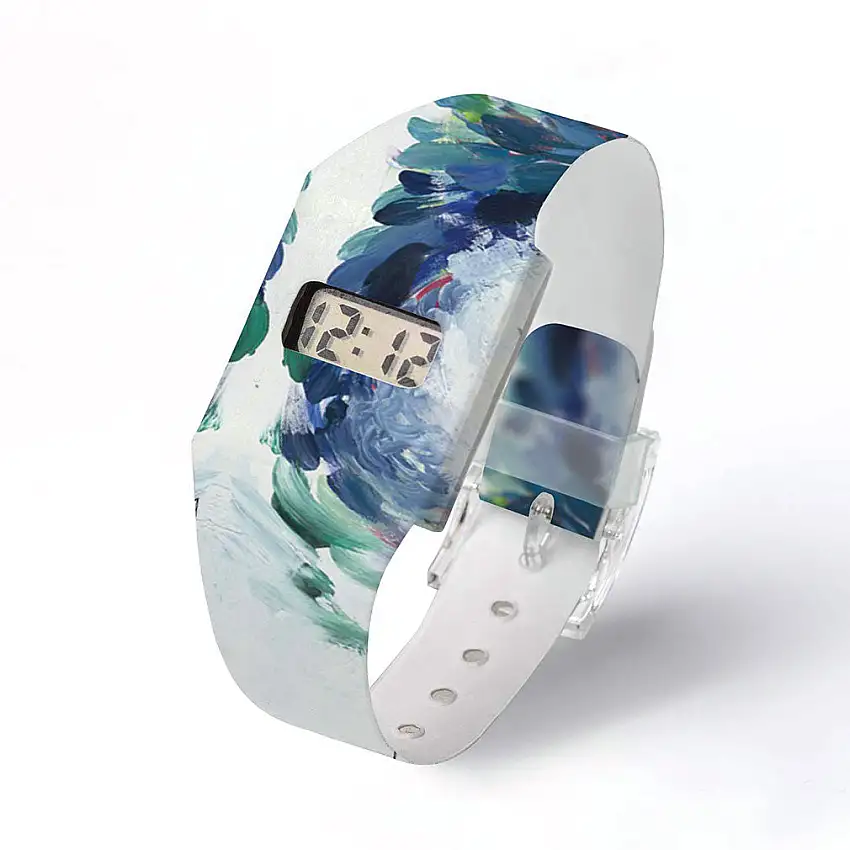 Paperwatch digitale Armbanduhr aus Tyvek®- Ocean