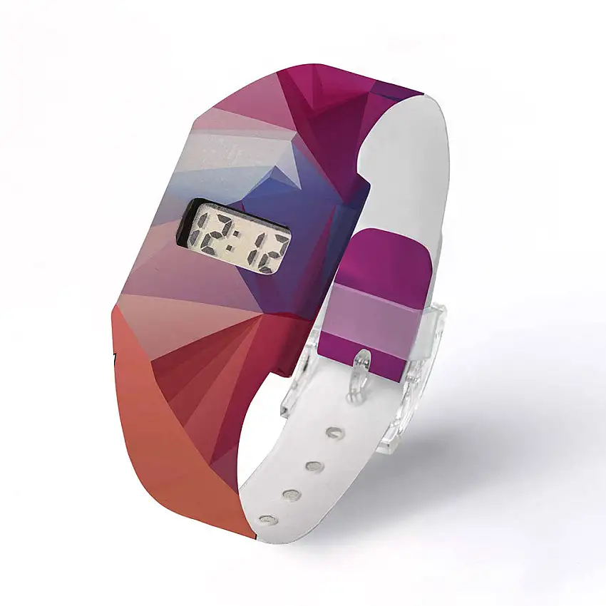 Paperwatch digitale Armbanduhr aus Tyvek®- Stoewers