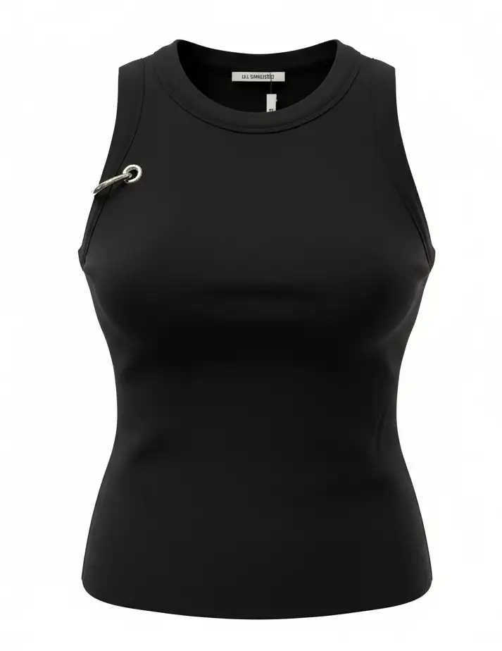 Uli Schneider - Sweat Pierced Tanktop Black