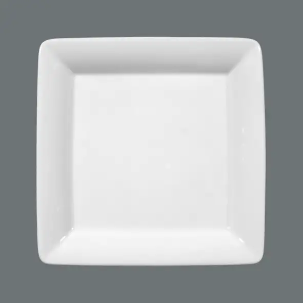 Seltmann, Buffet Gourmet - Platte 5140, uni, weiß, 16 x 16 x 3 cm
