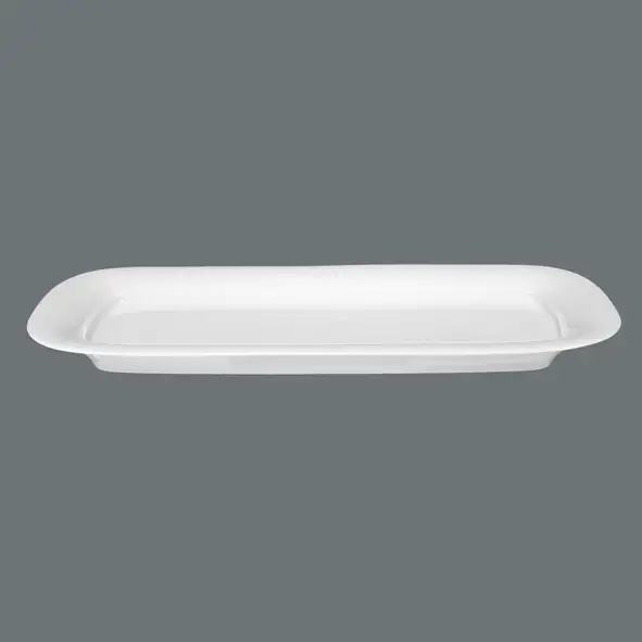 Seltmann Weiden, Savoy - Platte eckig, uni, weiss, 30 x 14 cm
