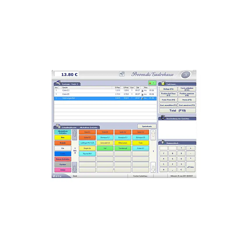 Provendis Gastro Kasse Upgrade von Basic auf Pro