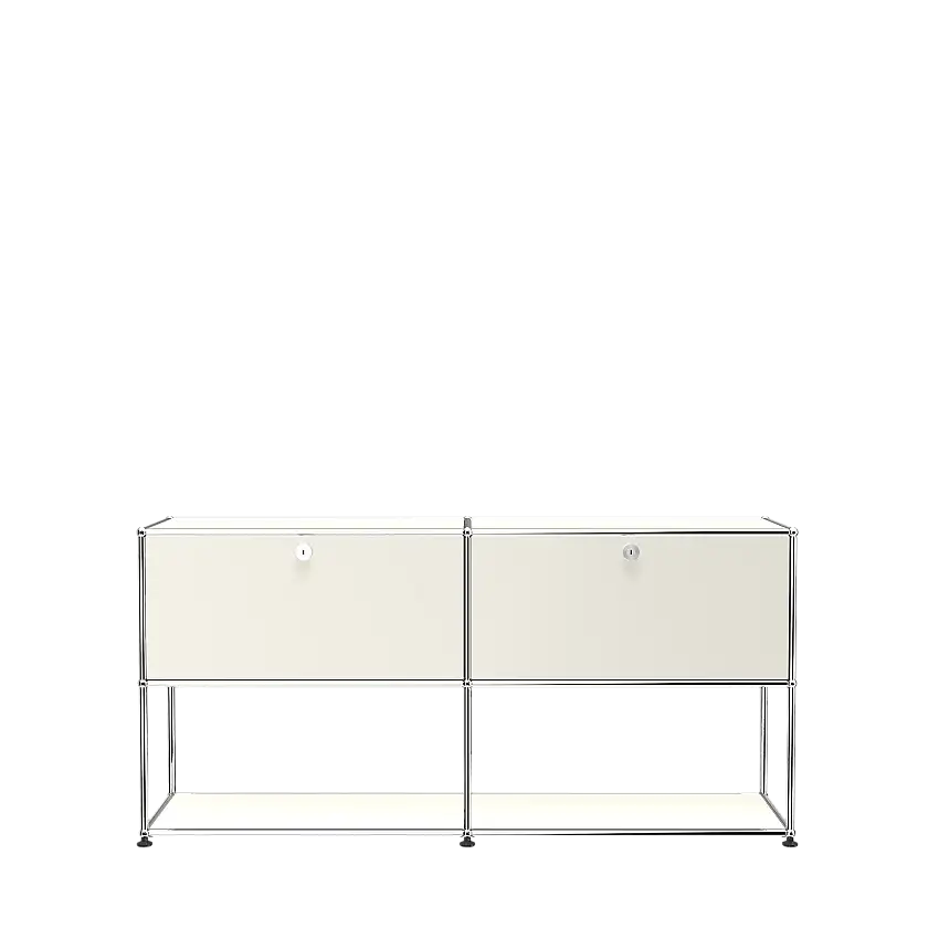 USM Haller Sideboard 2x2 - 2 Klappen - unten offen