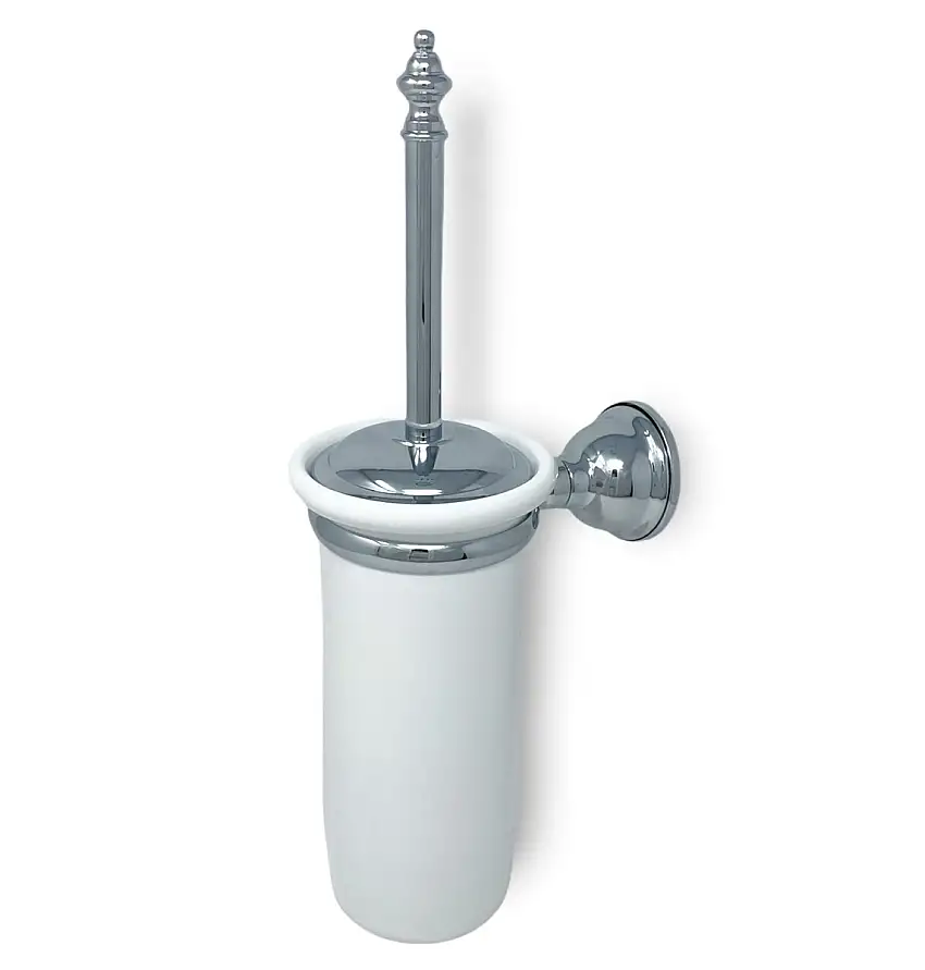 WC Bürste Étoile zur Wandmontage Chrom Keramik