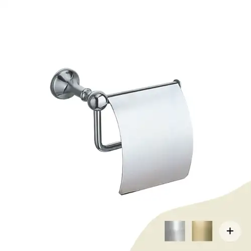 WC-Rollenhalter mit Deckel Regent zur Wandmontage