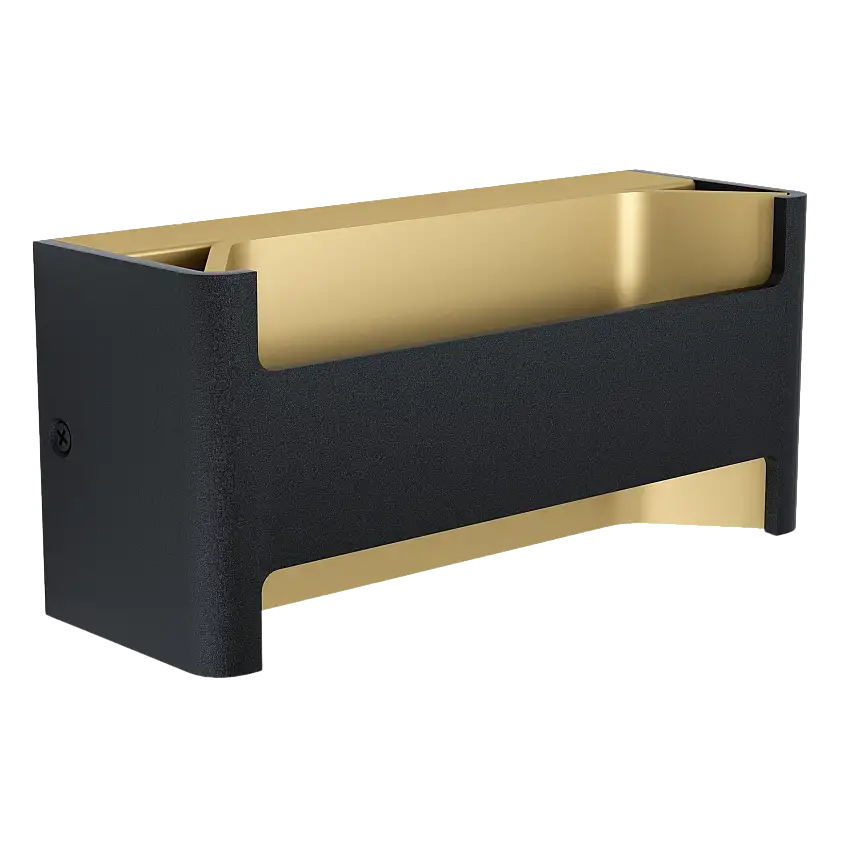 EGLO LED Wandleuchte Feloniche Schwarz Gold